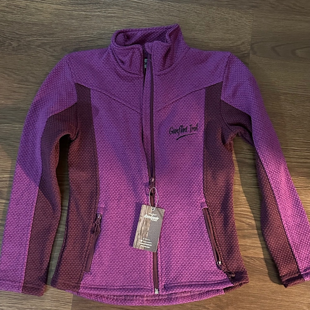 Plum zip up